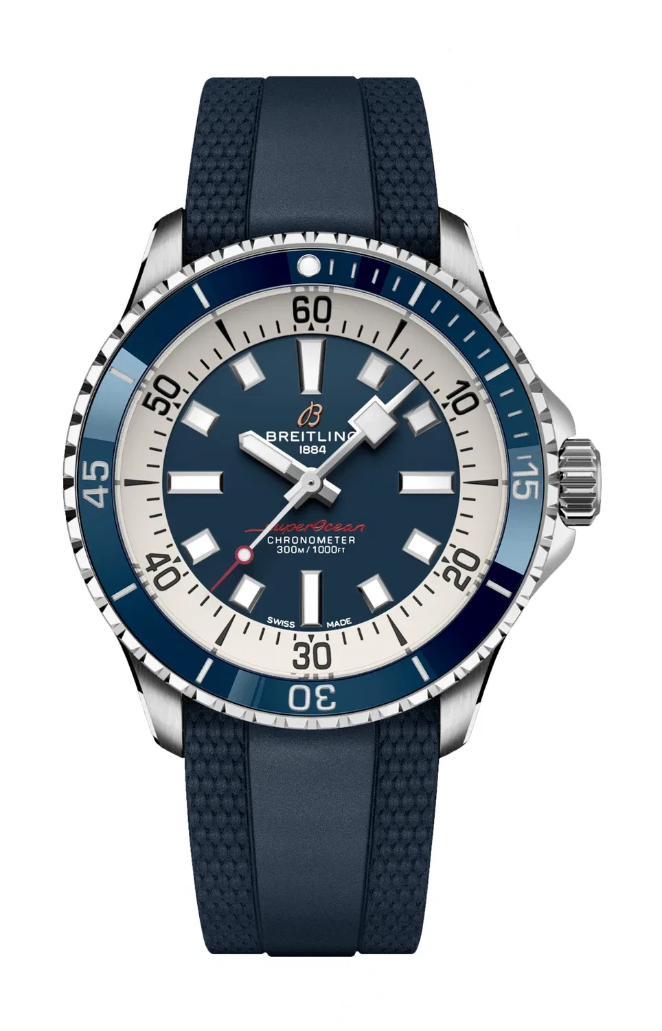 СУПЕРОУШЕН АВТОМАТИК 42 - A17375E71C1S1 BREITLING, серебряный