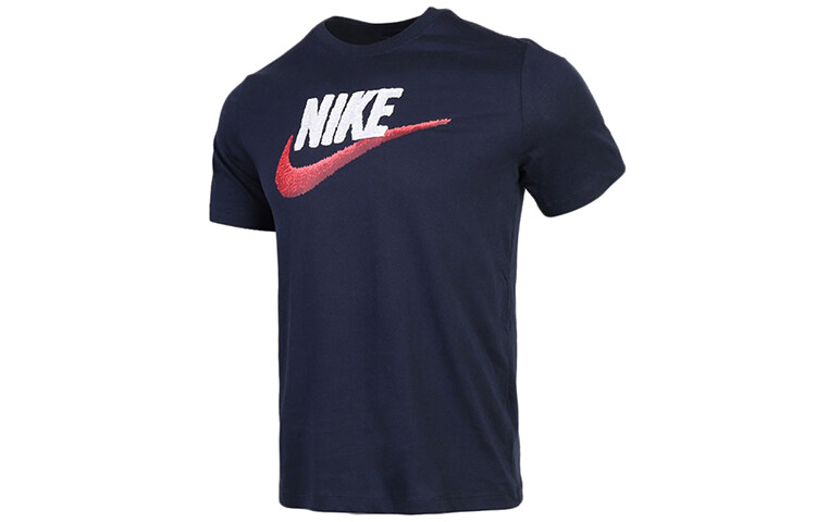 

Футболка мужская черная обсидиановая Nike, черный