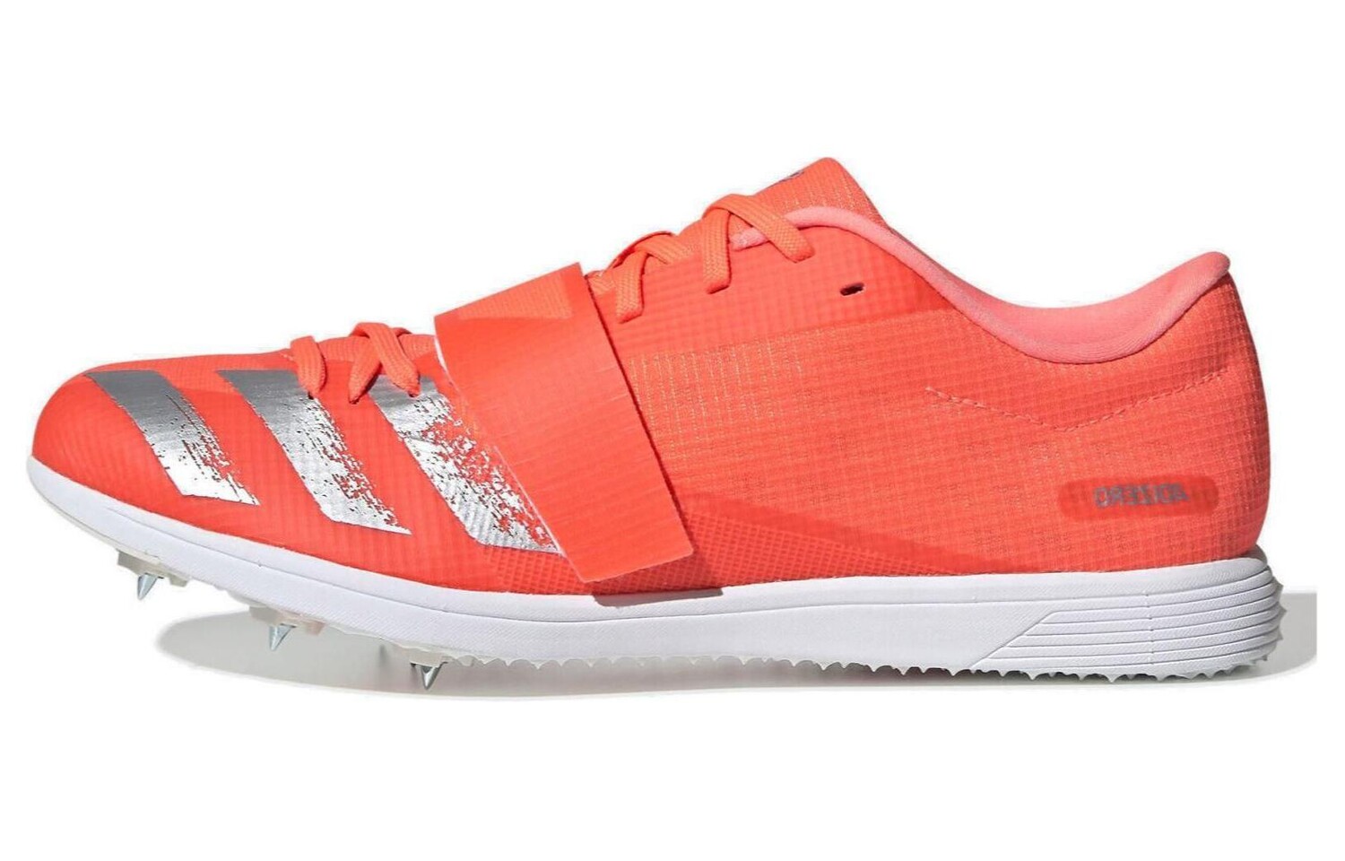 

Кроссовки Adizero Triple Jump Running унисекс с низким верхом серебристо-оранжевого цвета Adidas, Оранжевый, Кроссовки Adizero Triple Jump Running унисекс с низким верхом серебристо-оранжевого цвета Adidas