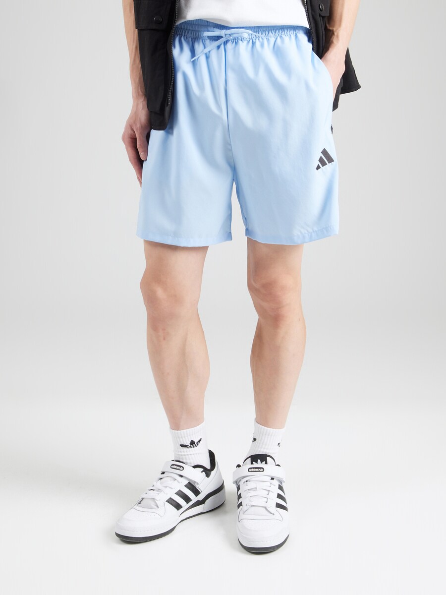 Обычные тренировочные брюки ADIDAS SPORTSWEAR Essentials Chelsea, светло-синий — фото 2