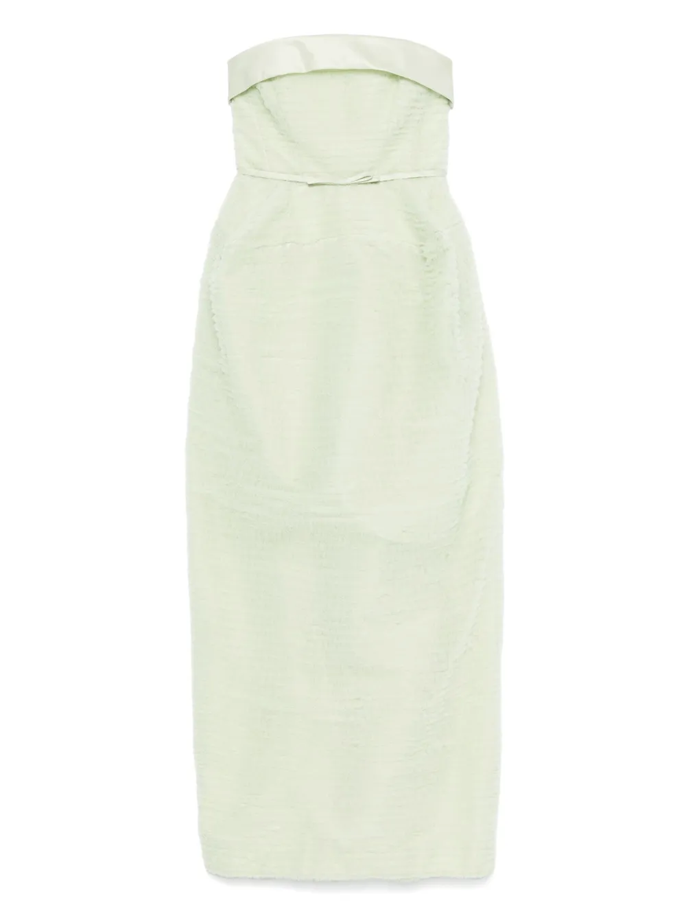 

Платье макси с оборками Viktor & Rolf, зеленый