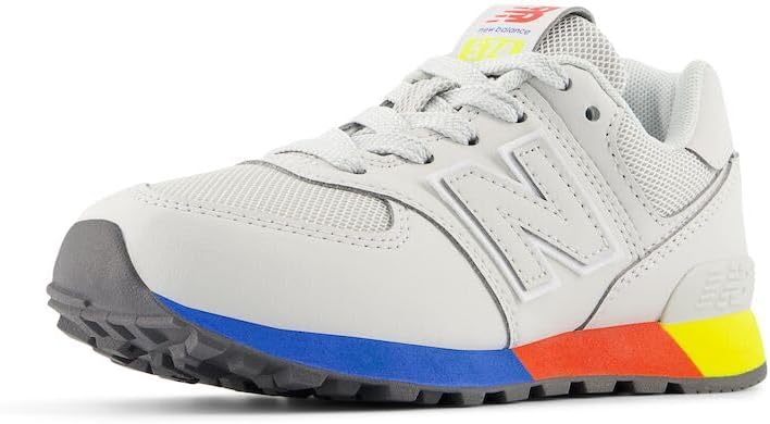 Кроссовки New Balance Kids' 574 V1 на шнуровке, серый