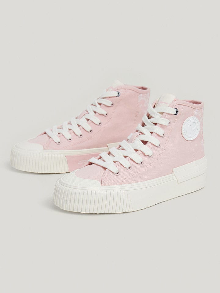 Высокие кроссовки Pepe Jeans FOOTWEAR, розовый