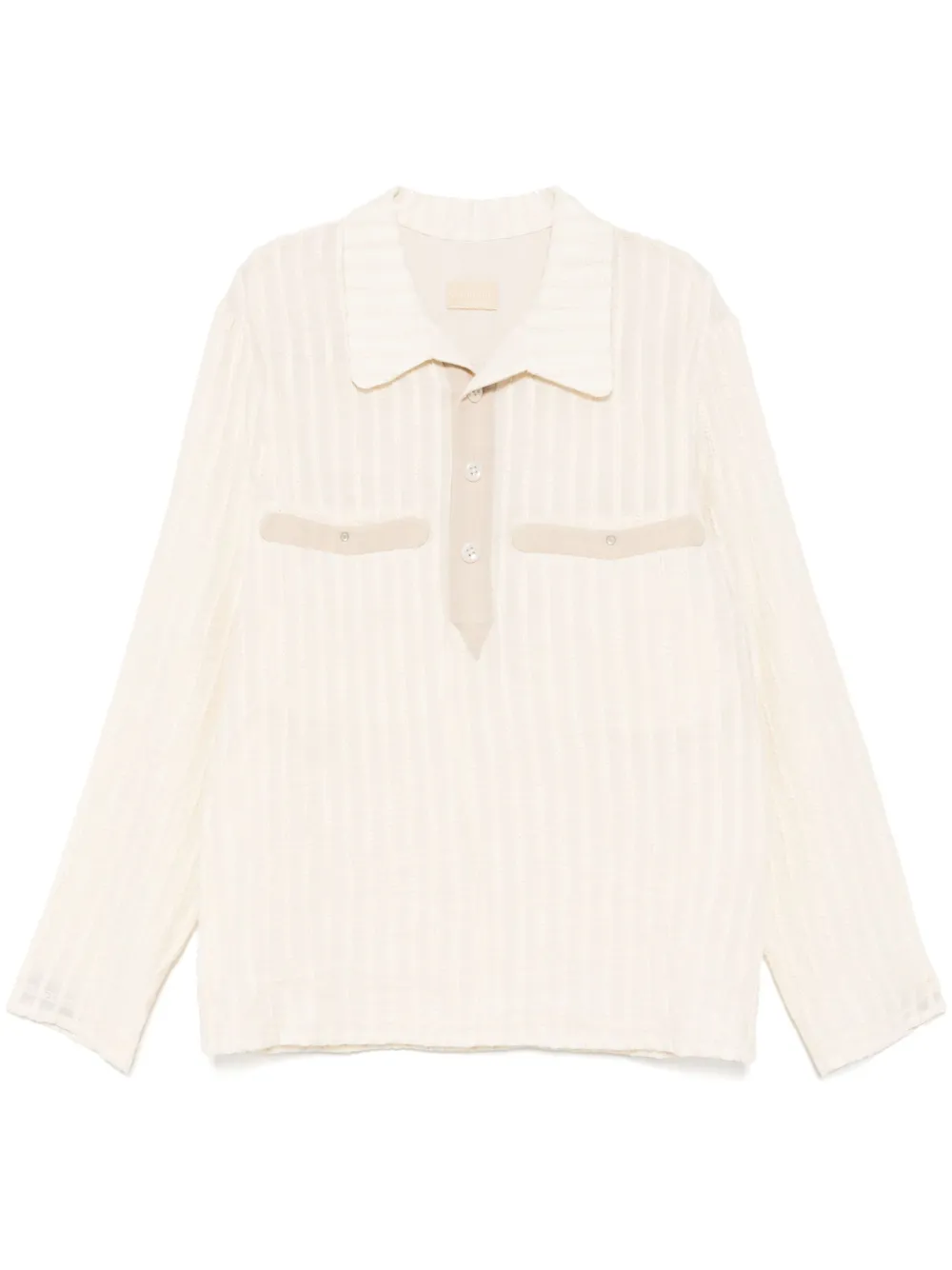 

Рубашка с воротником на пуговицах COMMUNS, нейтральный