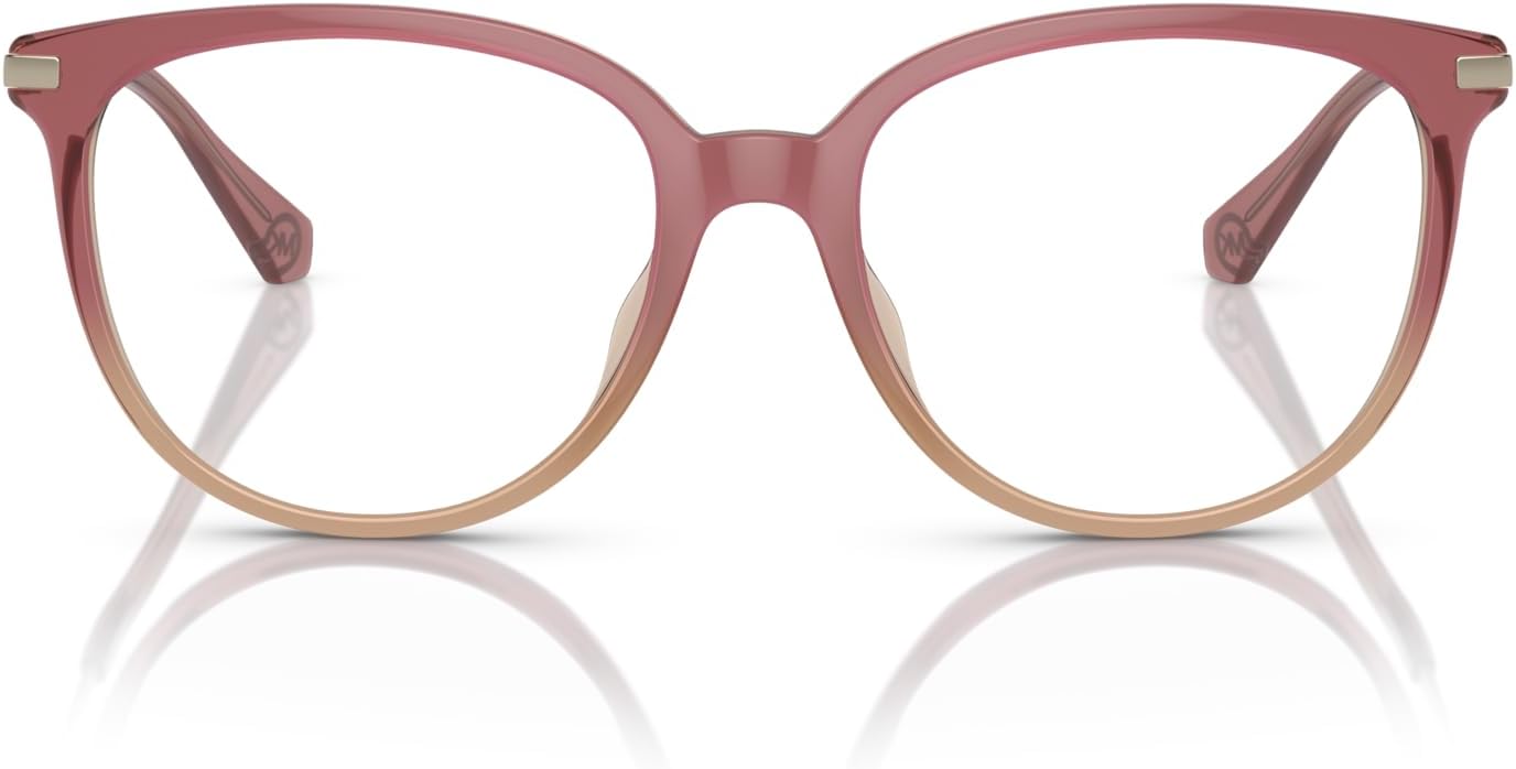 

Michael Kors женские оправы для очков Mk4106u Westport Universal Fit Round, Dusty Rose Light Brown/Demo Lens