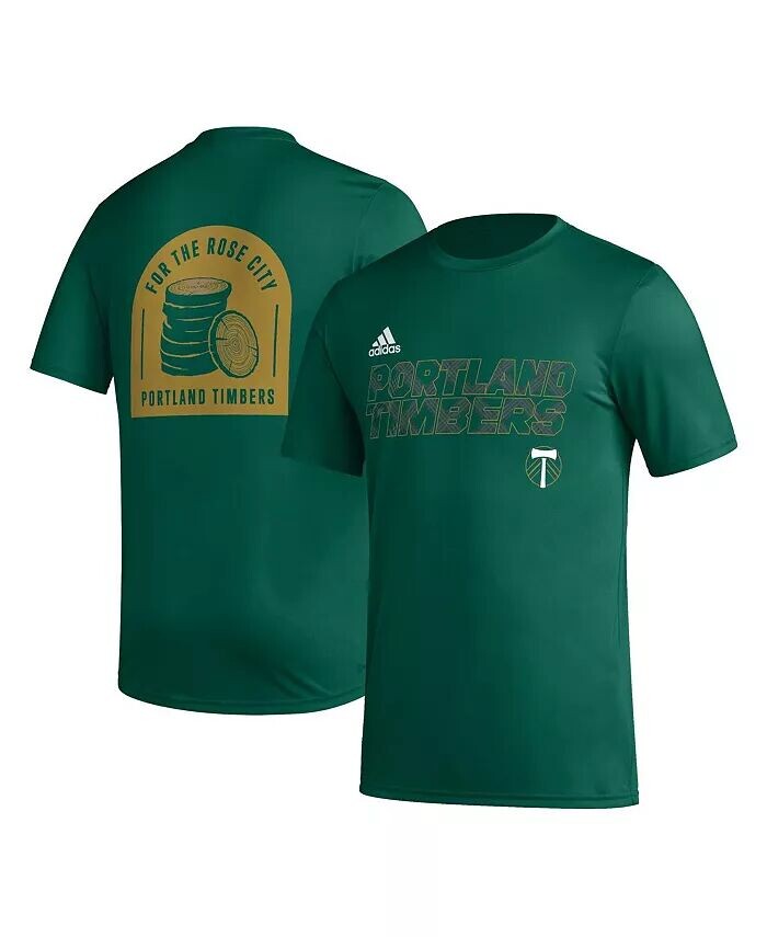

Мужская зеленая футболка Portland Timbers Team Jersey Hook AEROREADY adidas