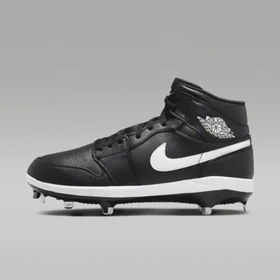 Бутсы Jordan 1 Retro Metal, цвет Black/White/White