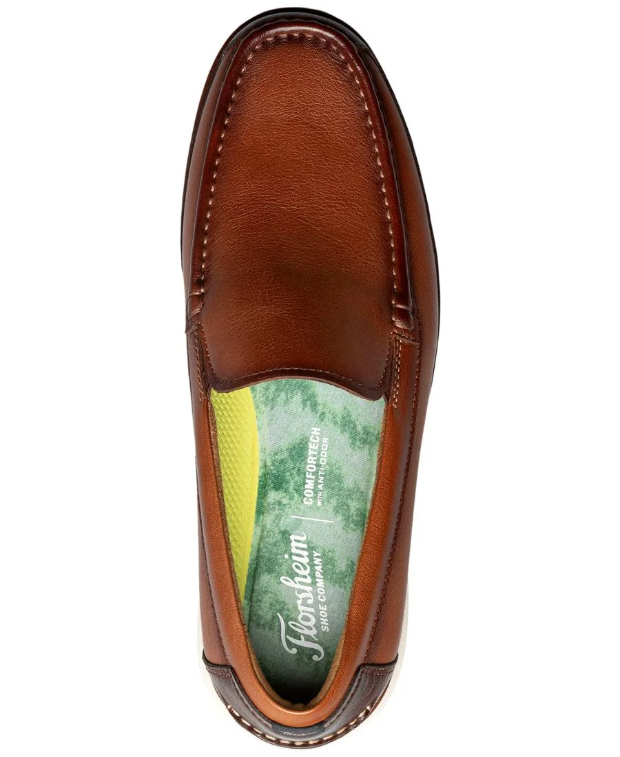 Мужские удобные слипоны Tropics Venetian Florsheim, Cognac — фото 4