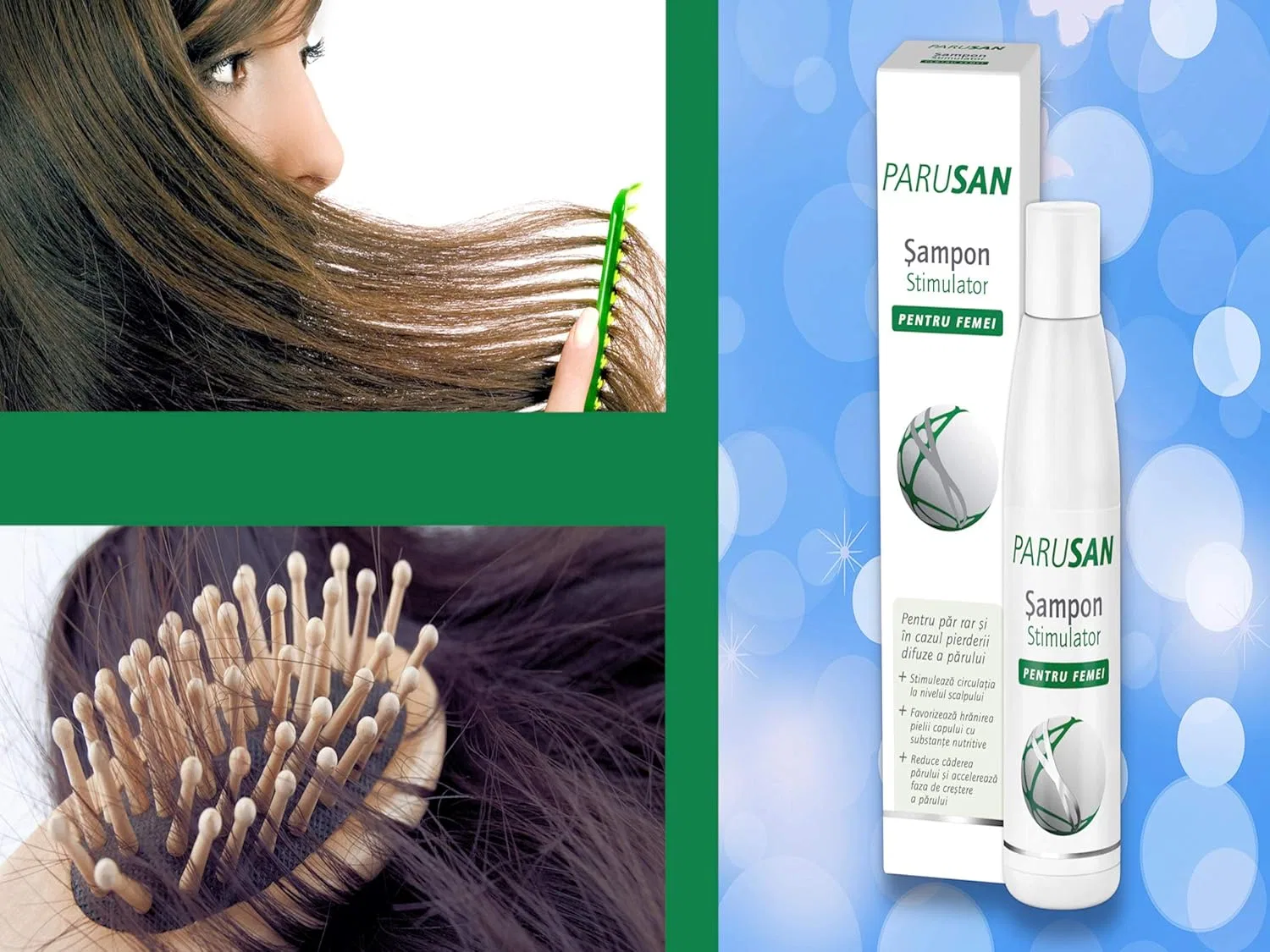 Женский интенсивный шампунь против выпадения волос Parusan, 200 мл Parusan Shampoo — фото 2