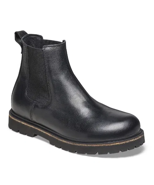 Ботинки Highwood Slip On Birkenstock натуральная кожа чёрные