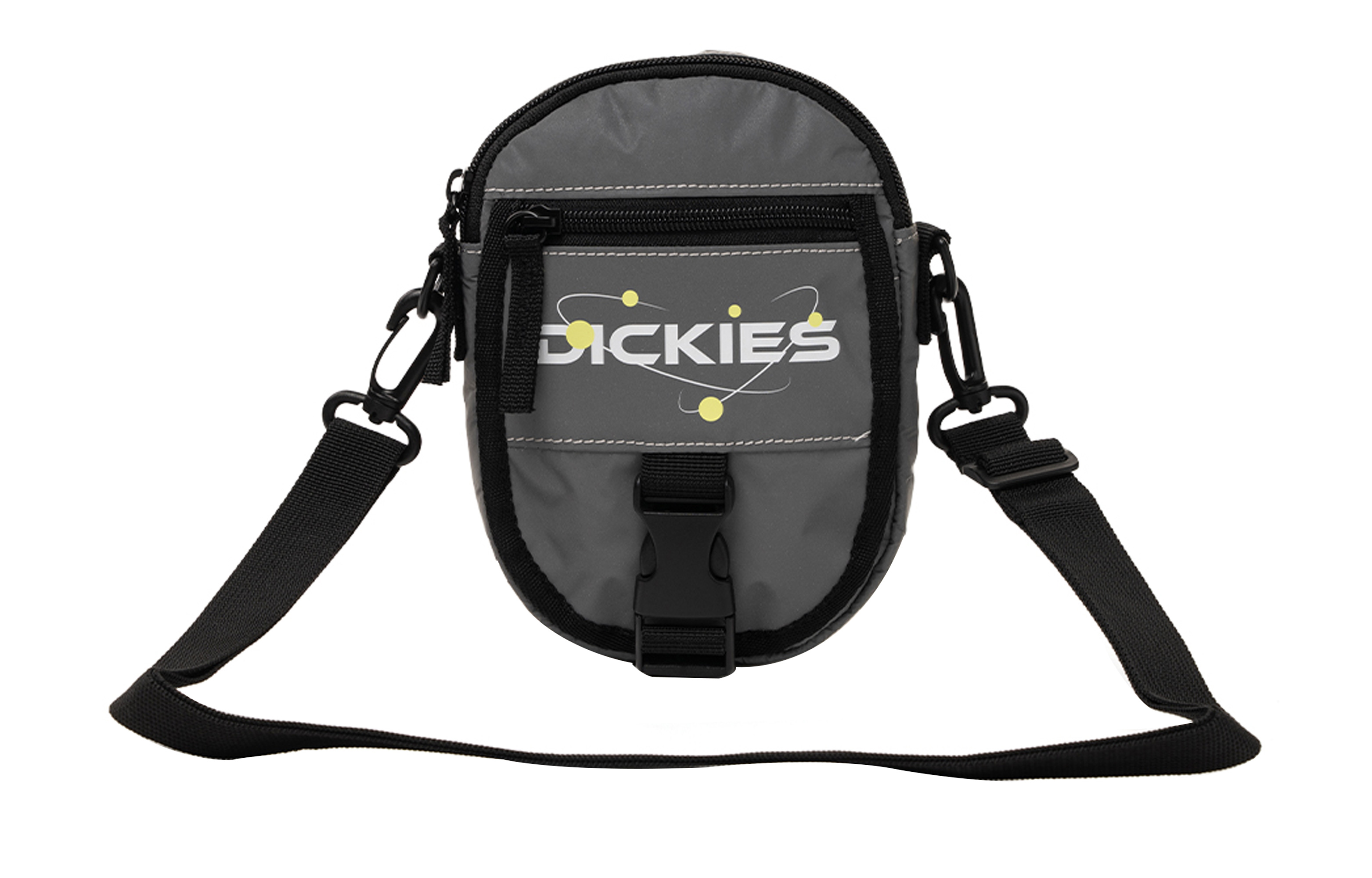 

Полиэстеровая наплечная сумка через плечо унисекс серая Dickies