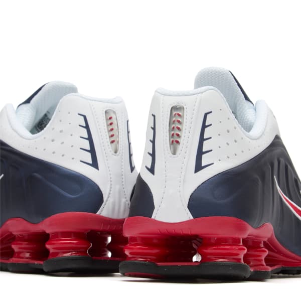 Кроссовки Shox r4 Nike, midnight темно-синий — фото 3