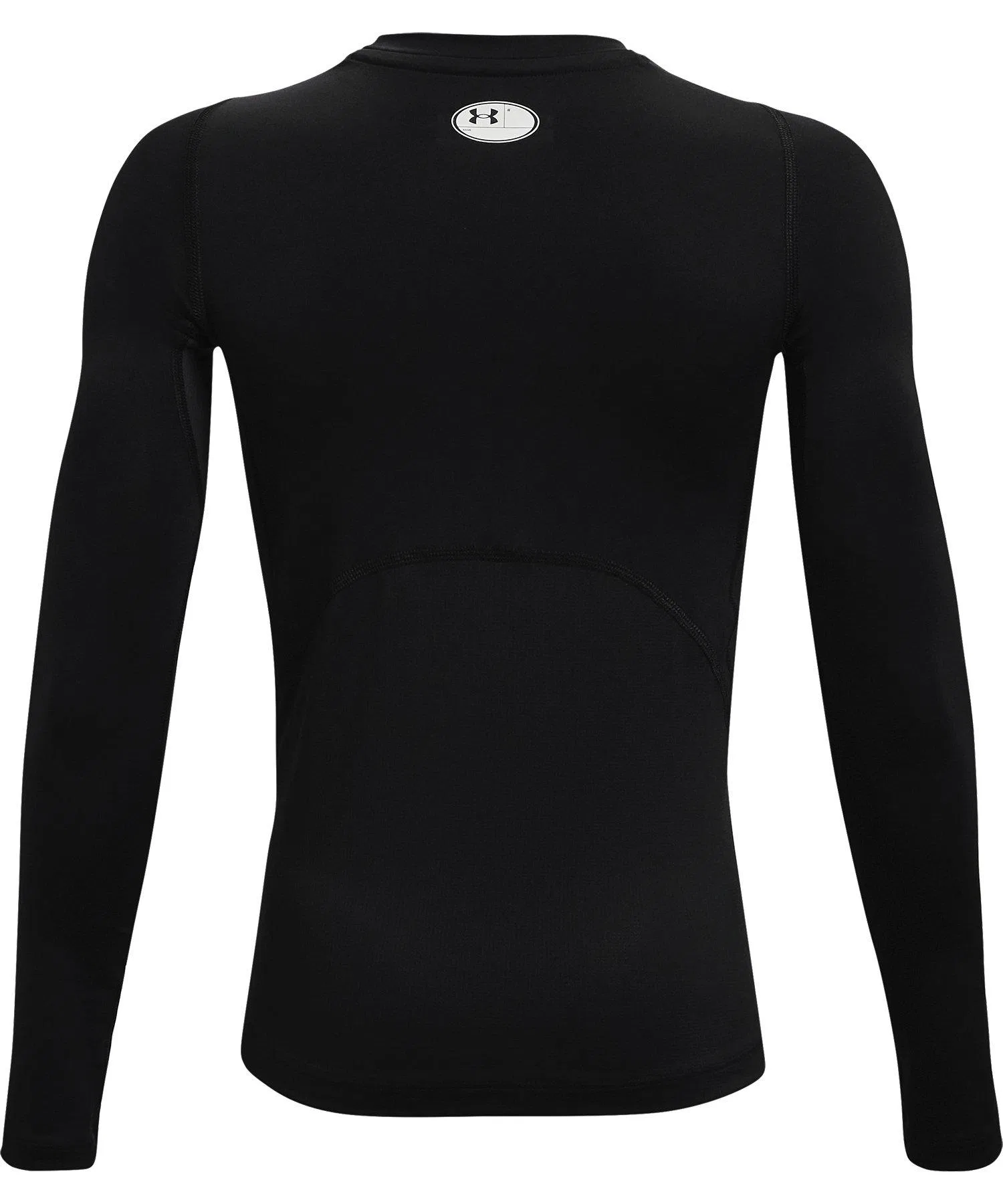 Детская футболка с длинным рукавом Under Armour HeatGear Армор белая — фото 2
