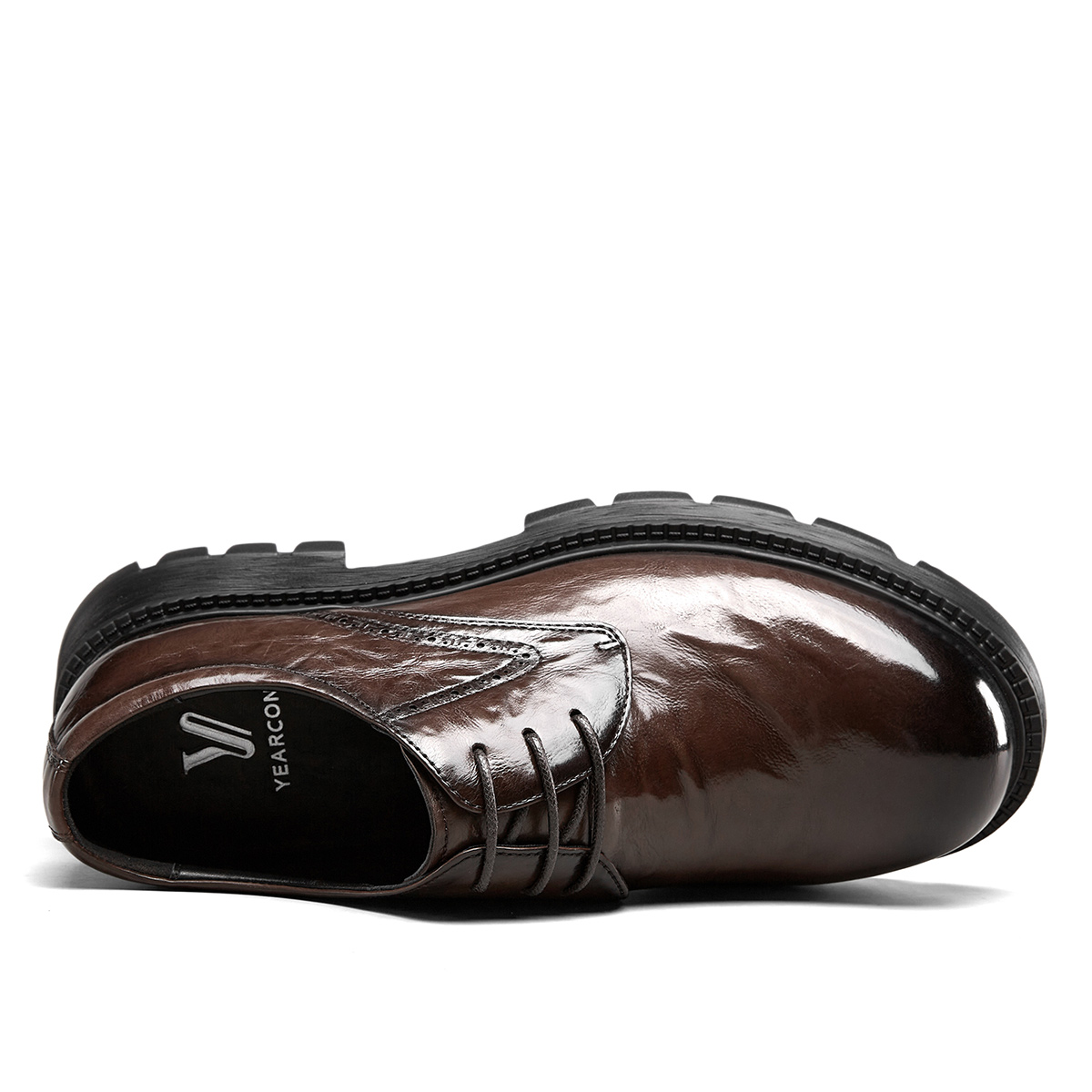 YEARCON Мужские повседневные туфли Men's Low top Brown, коричневый, цвет Brown — фото 3