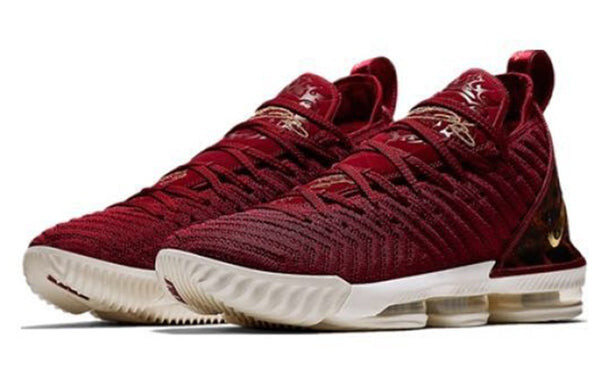 Кроссовки lebron 16 'king' Nike, красный — фото 3