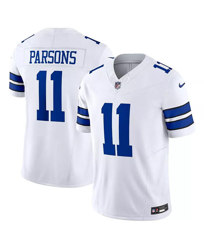 

Мужская лимитированная джерси Dallas Cowboys Vapor F.U.S.E. Майка Парсонса Nike, белый