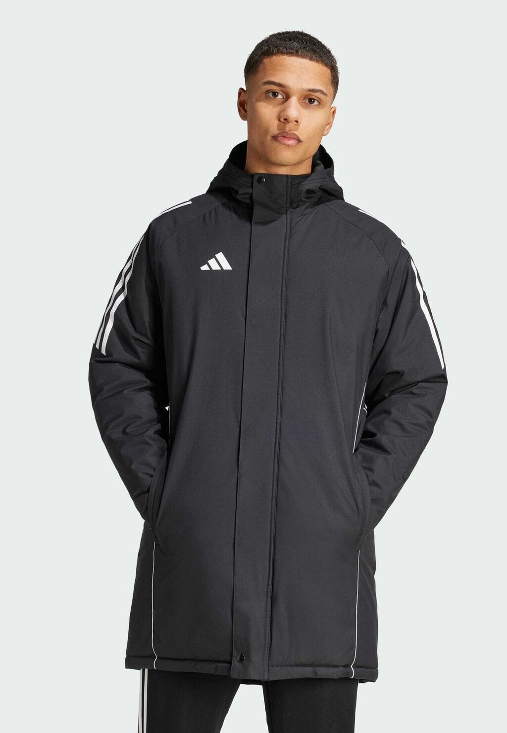 Парка Tiro Stadium adidas Performance, черныйвайс — фото 4