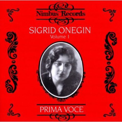 

CD диск Onegin, Sigrid: Volume 1: Recordings 1911-1914