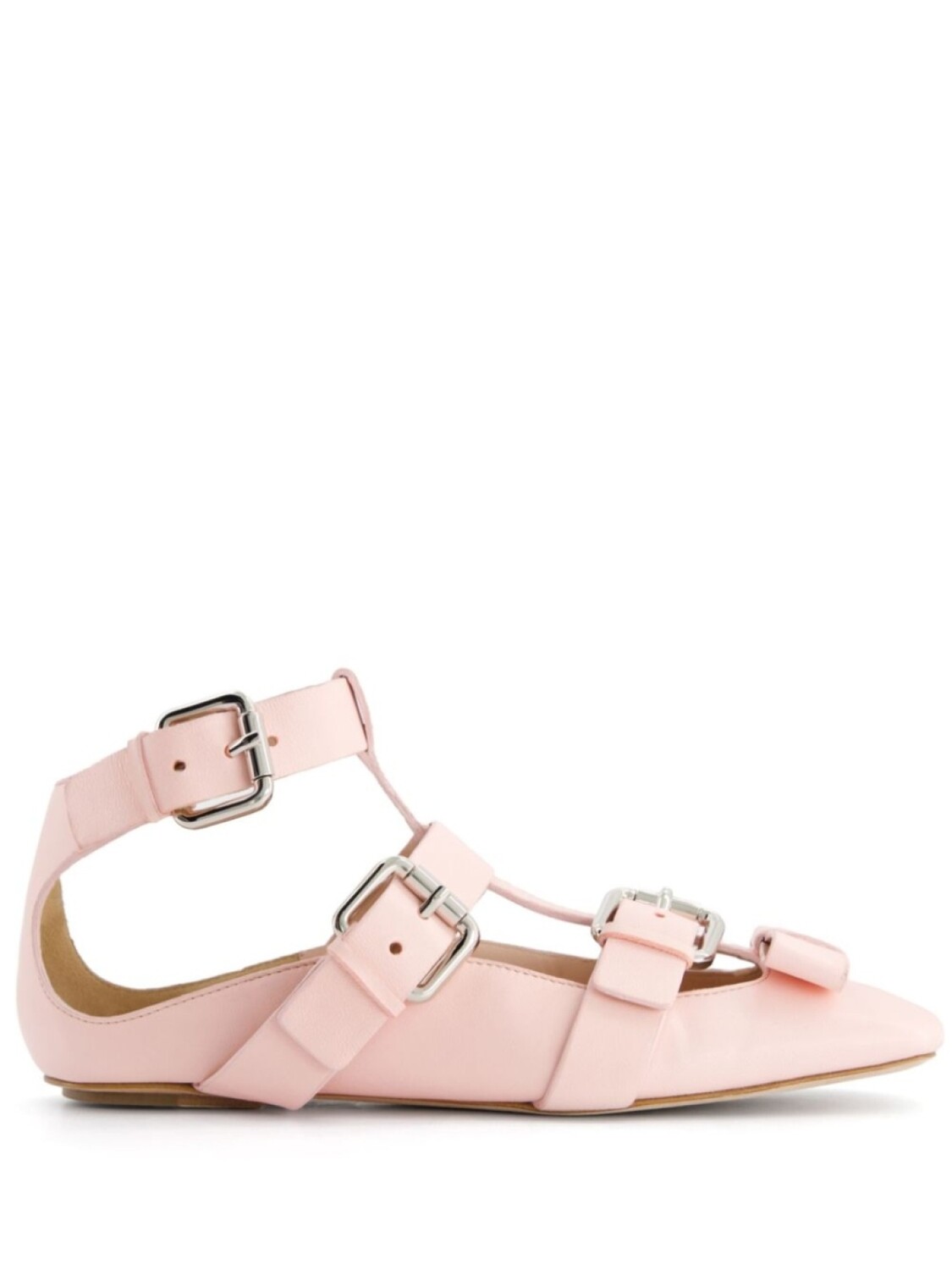 

Сандалии с пряжками Giambattista Valli, розовый
