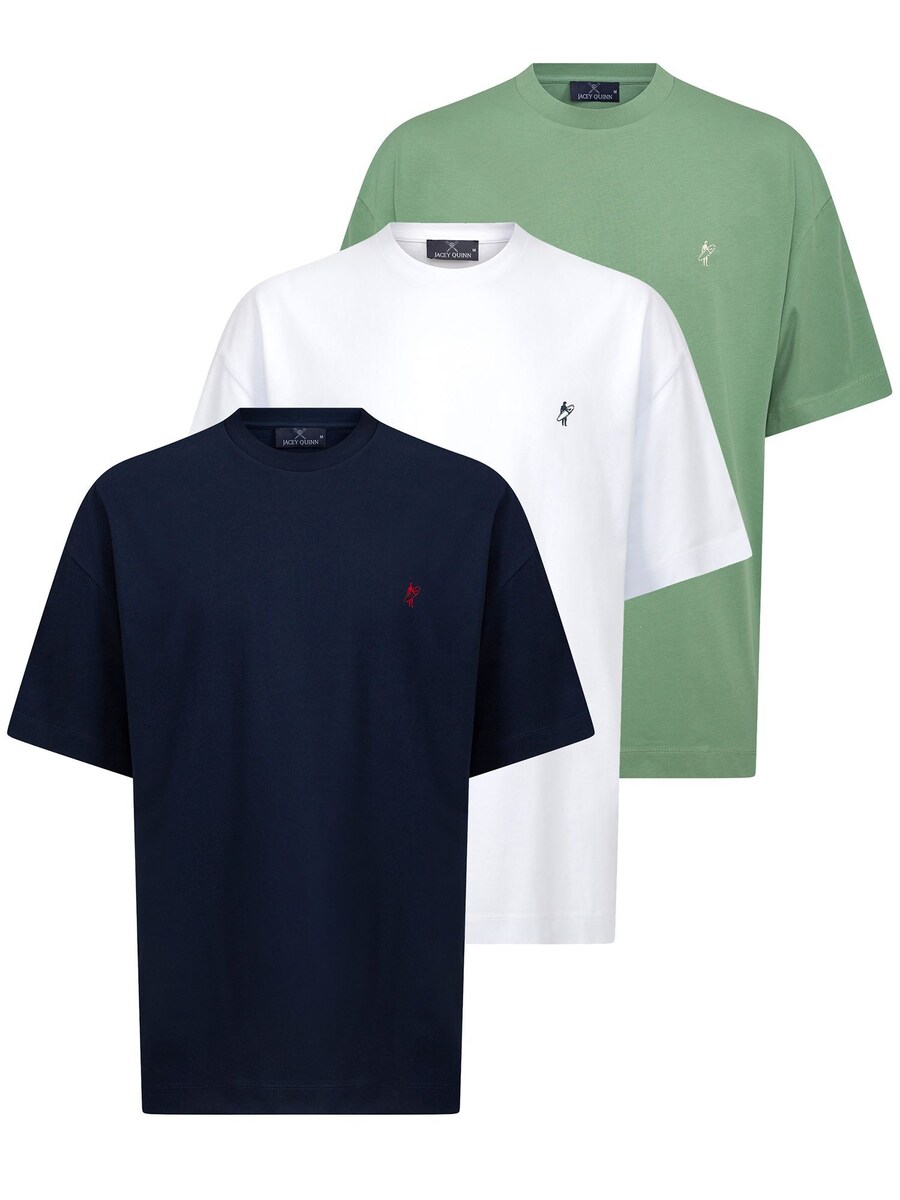 

Рубашка Jacey Quinn, цвет Dark blue/Green/White