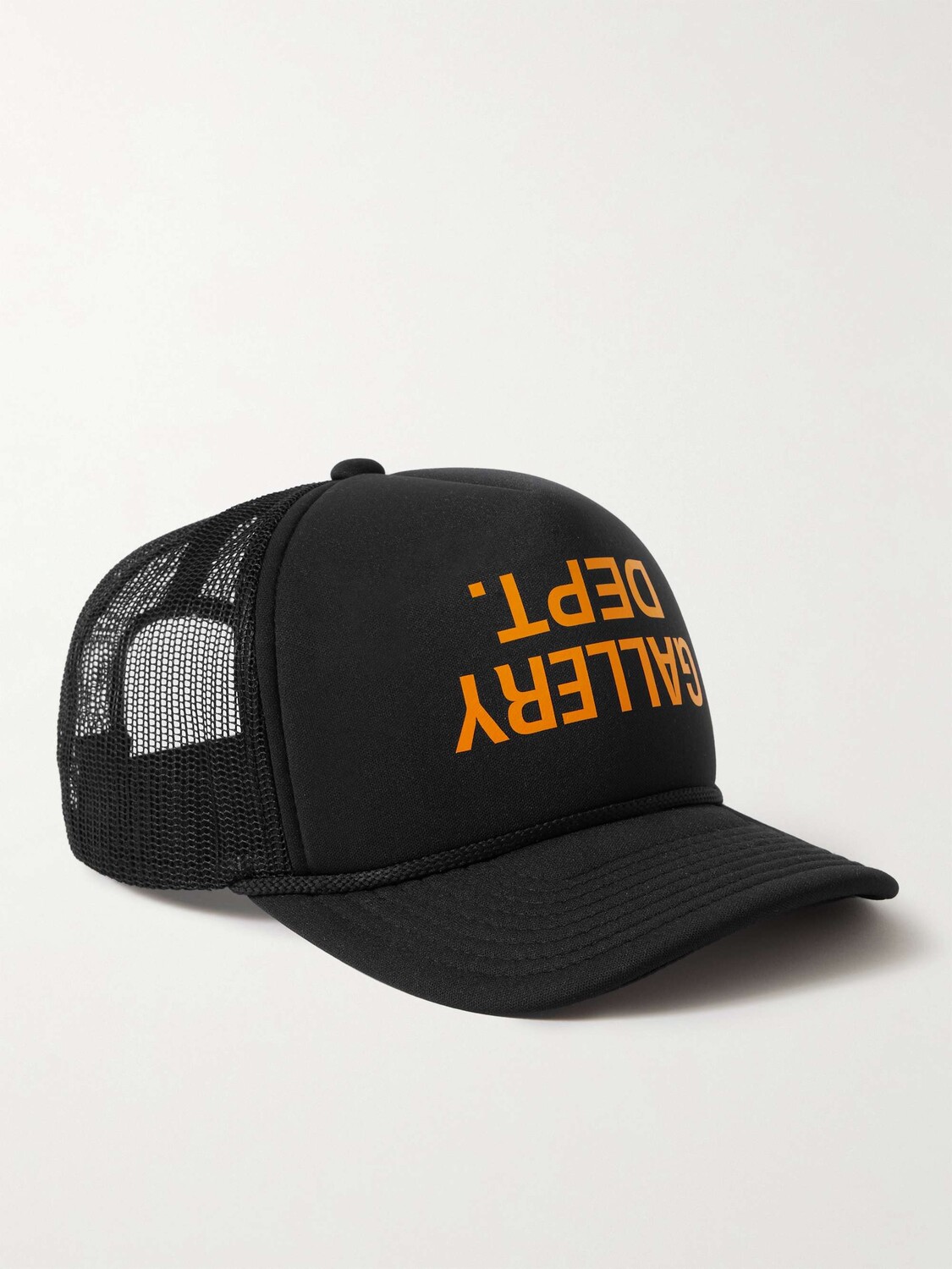 

Кепка Trucker из твила и сетки с логотипом GALLERY DEPT., черный