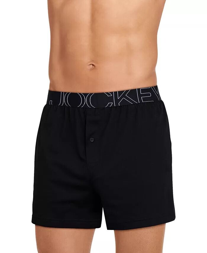 

Мужские влагоотводящие боксеры ActiveBlend 5 дюймов Jockey, черный