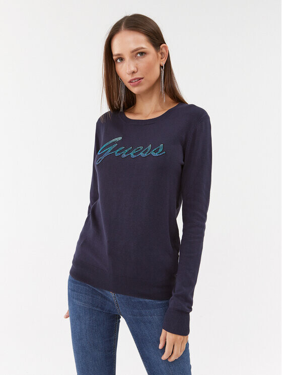

Облегающий свитер Guess, синий
