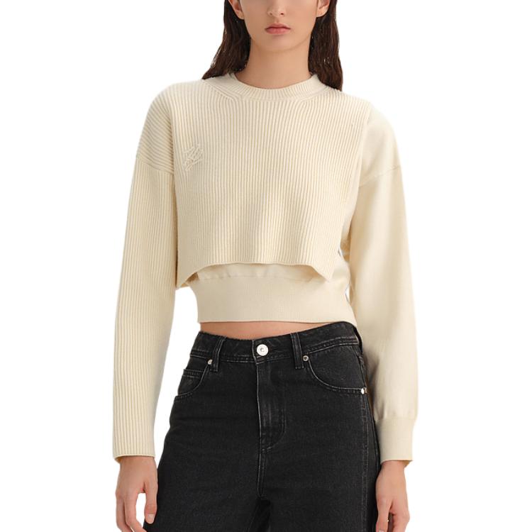 

KARL LAGERFELD Трикотаж Женский Бежевый KARL LAGERFELD / Karl Lagerfeld Jeans