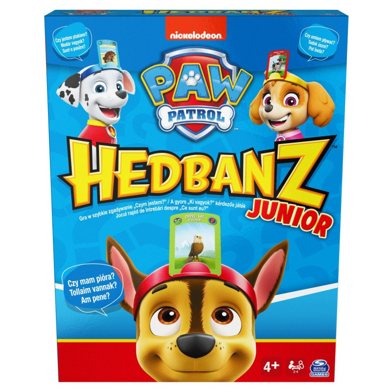 

HedBanz Junior Paw Patrol, настольная игра, Spin Master