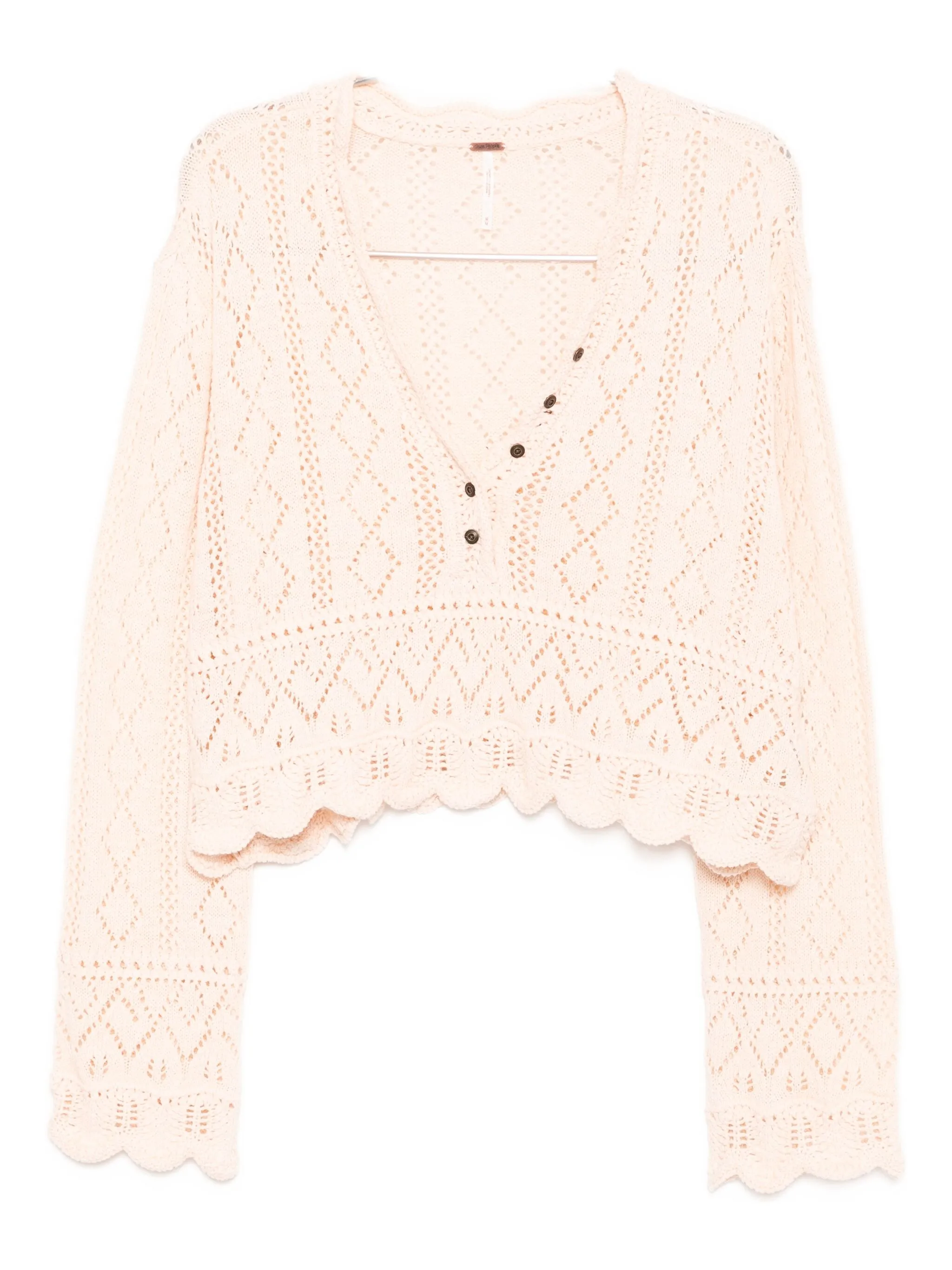 

Трикотажный топ Charlotte Free People, кремовый