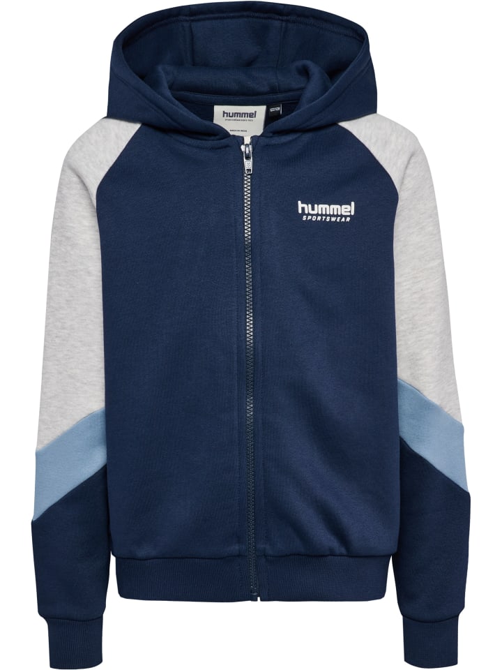 

Hummel Детская толстовка на молнии Hmljr Loose, цвет «синий/выцветший деним»