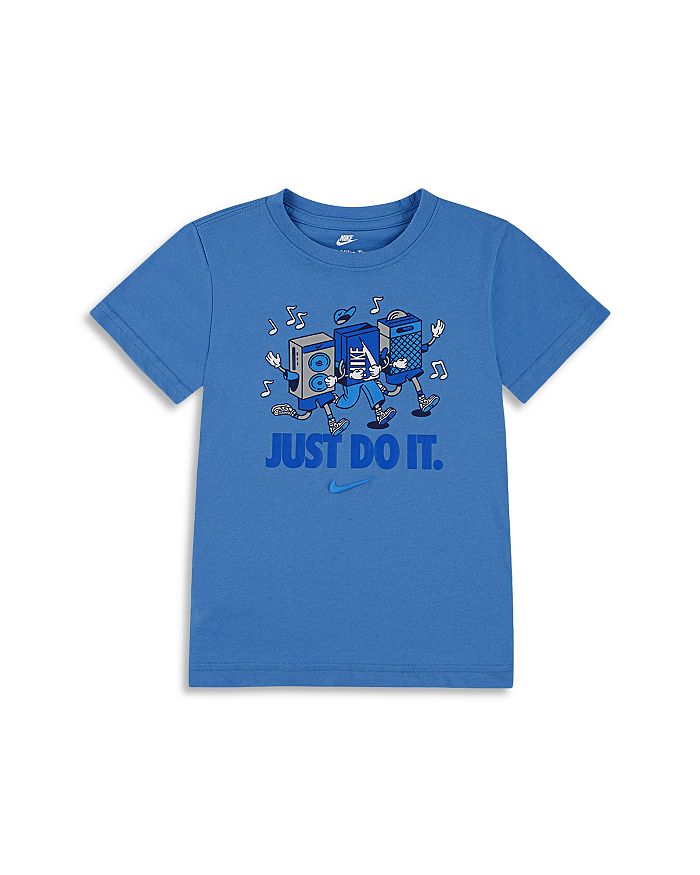 

Футболка с принтом для мальчиков - Little Kid Nike, синий
