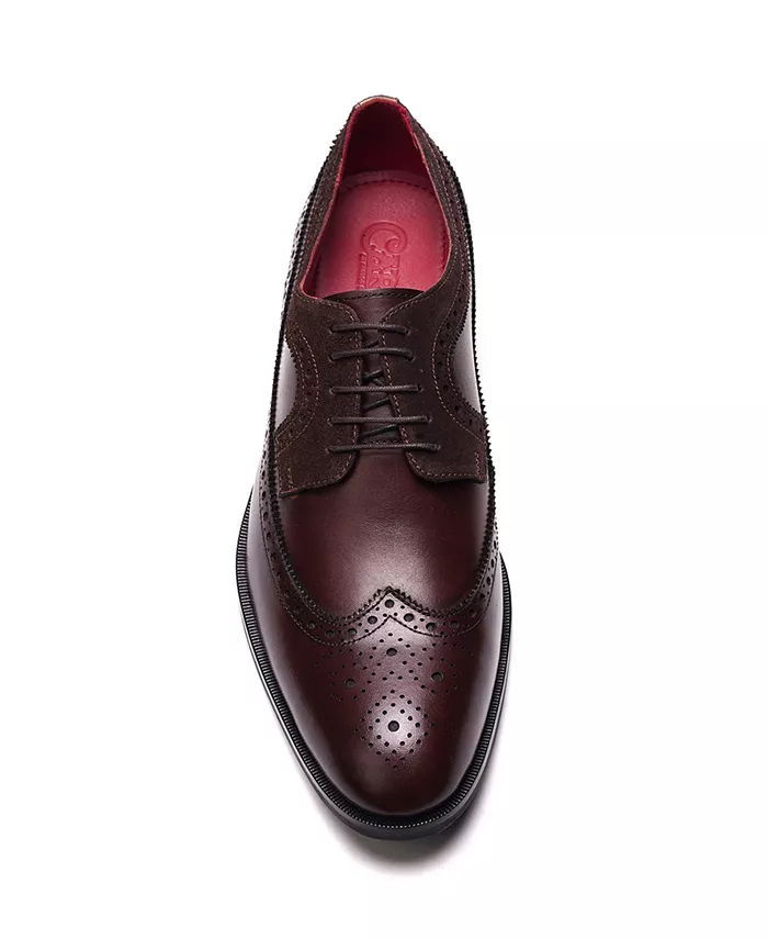 Мужские оксфорды Felix Wingtip Carlos by Carlos Santana, коричневый — фото 2
