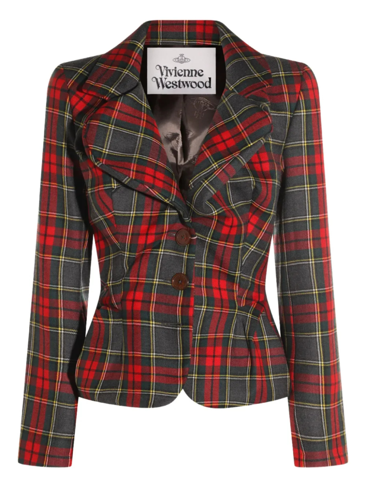 

Блейзер с узором «тартан» Vivienne Westwood, красный