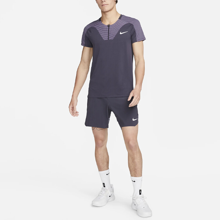 Футболка Dri-Fit мужская фиолетовая Nike, фиолетовый — фото 3