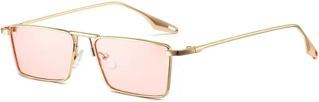 

Солнцезащитные очки с защитой UV400 | Линзы в стиле панк, металлическая оправа | Для женщин и мужчин, для занятий спортом на открытом воздухе и вождения DSVIGF, Black