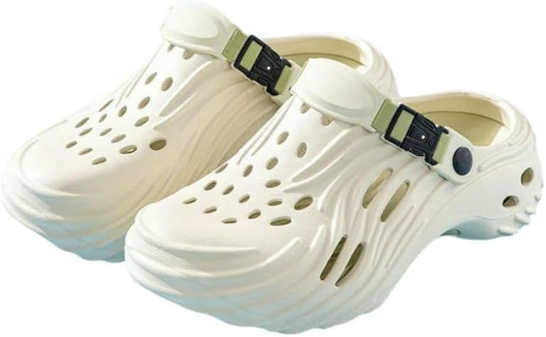 

Мужские тапочки-клоги Летние модные сандалии для сада Обувь с толстой подошвой Повседневные водонепроницаемые туфли Dmmwcx, зеленый