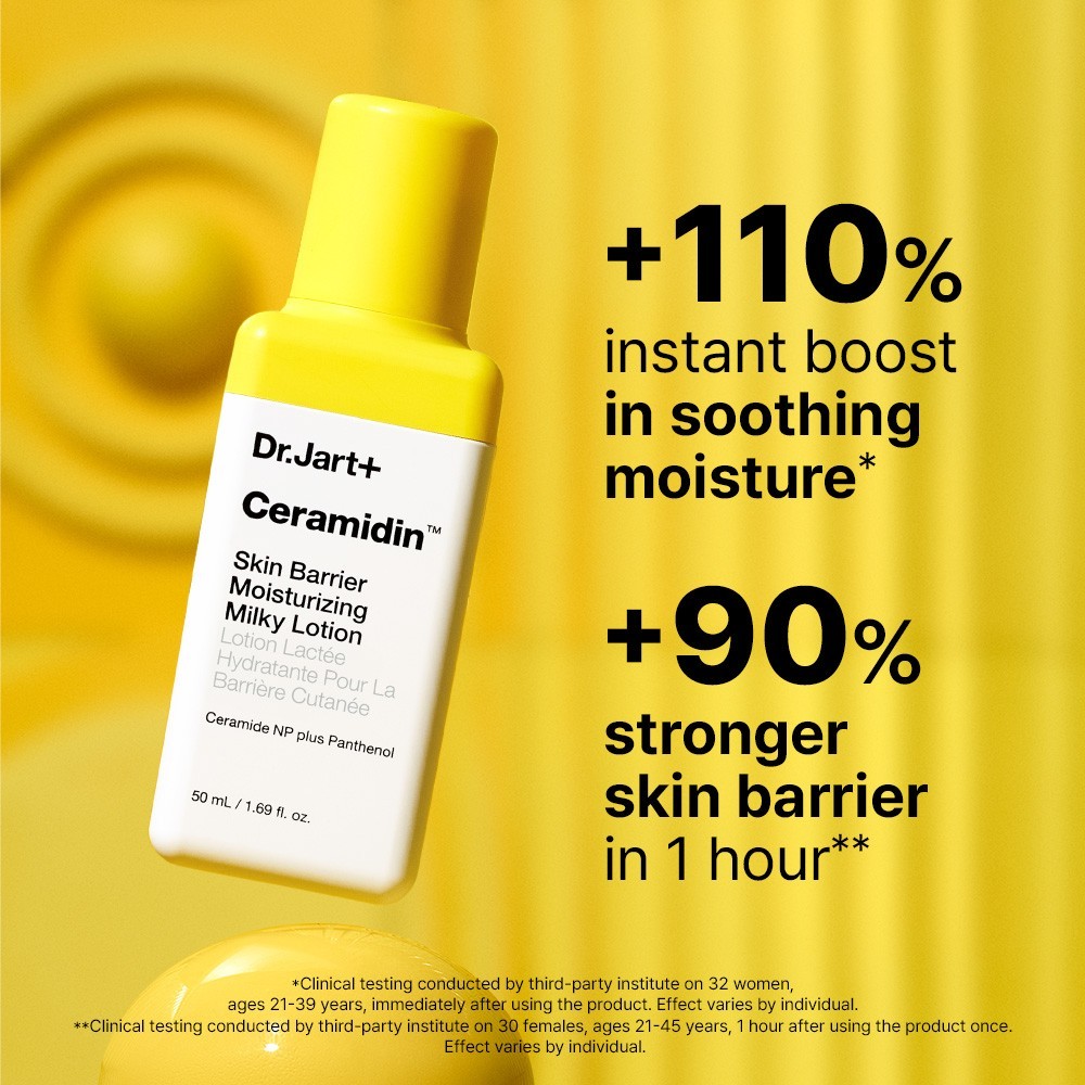 Лосьон для лица ceramidin milky lotion Dr Jart, объем 50 мл — фото 4