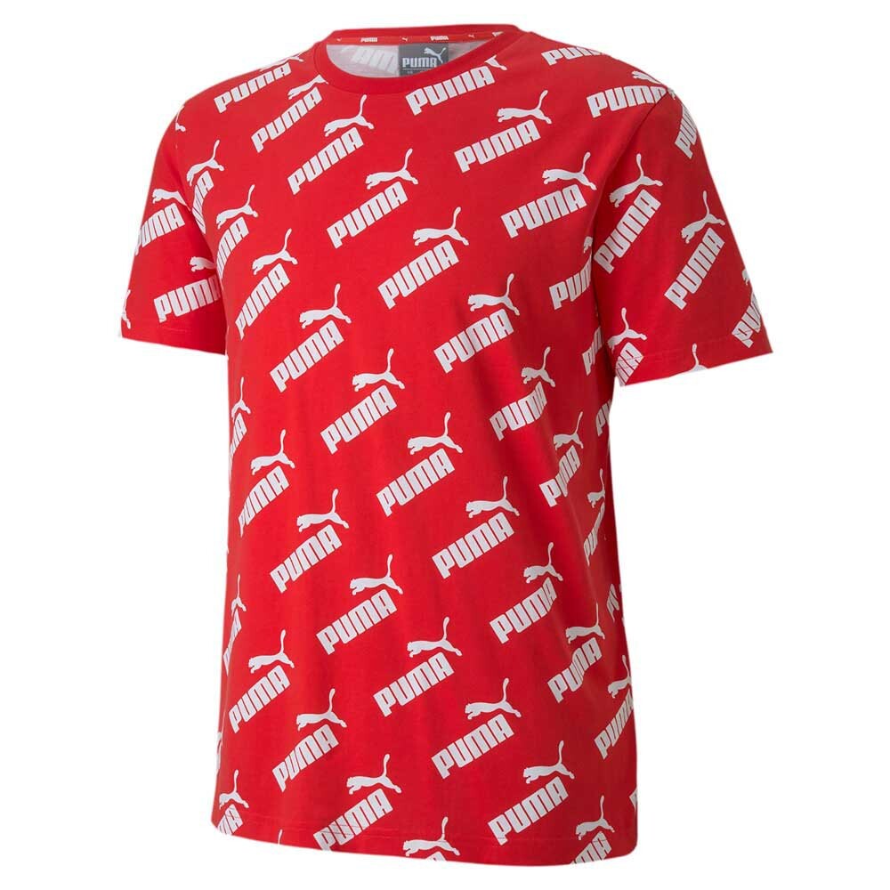 

Футболка с коротким рукавом Puma Amplified Allover Print, красный