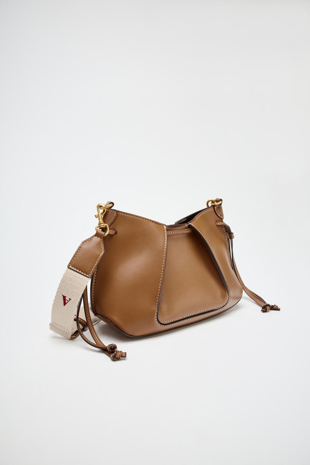 

Мини-плиссированная сумка ZARA, цвет Dark tan, Бежевый, Мини-плиссированная сумка ZARA, цвет Dark tan