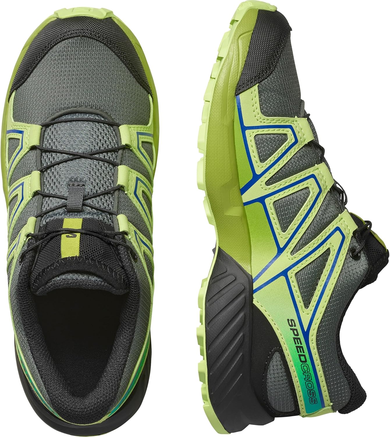 Детские кроссовки для трейлраннинга Salomon Speedcross, Urban Chic/Sharp Green/Dark Citron — фото 4