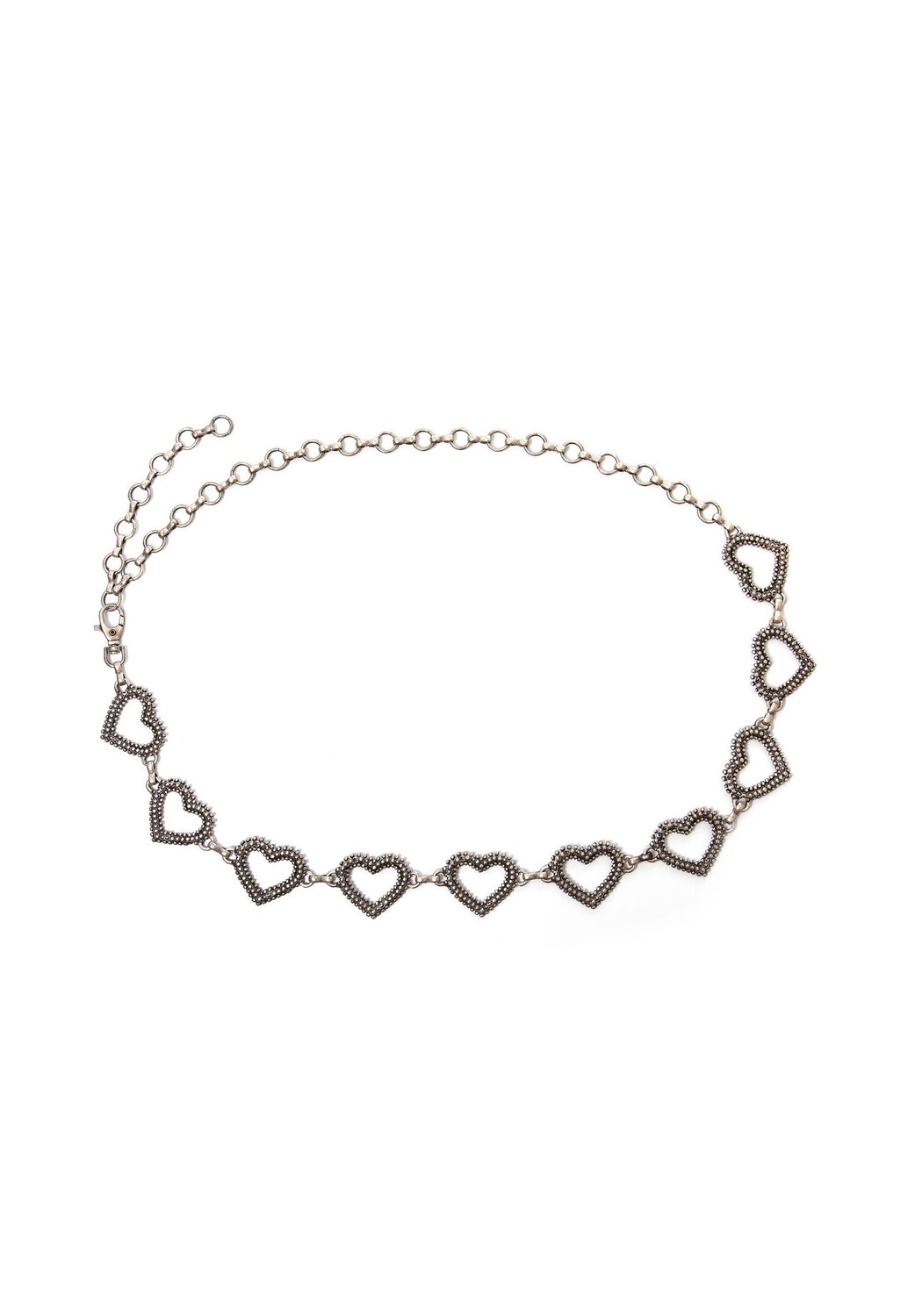

Ремень-цепочка Сердце Сделано в Италии Collezione alessandro, цвет Altsilber