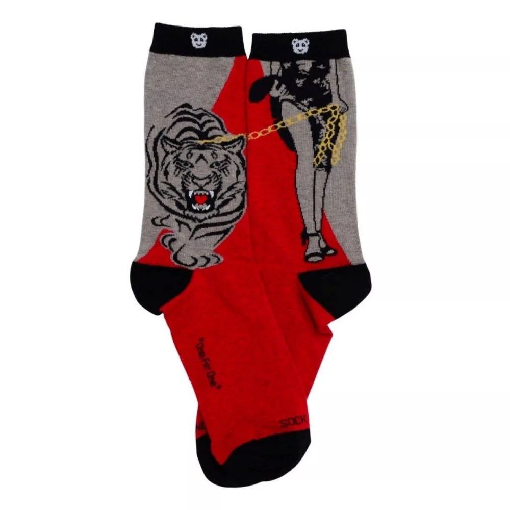 

Носки Tiger of a Leash (женские размеры, взрослые, средние) от Sock Panda