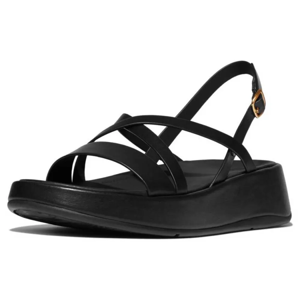 Сандалии Fitflop F-Mode Strappy platform, черный