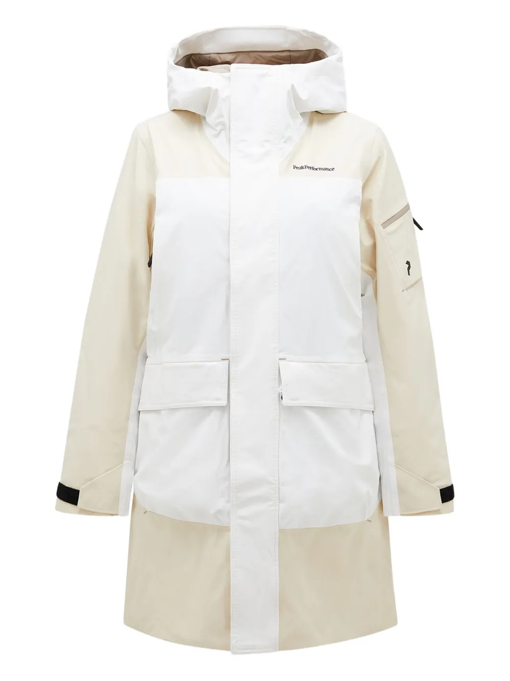 

Парка с капюшоном Peak Performance, белый