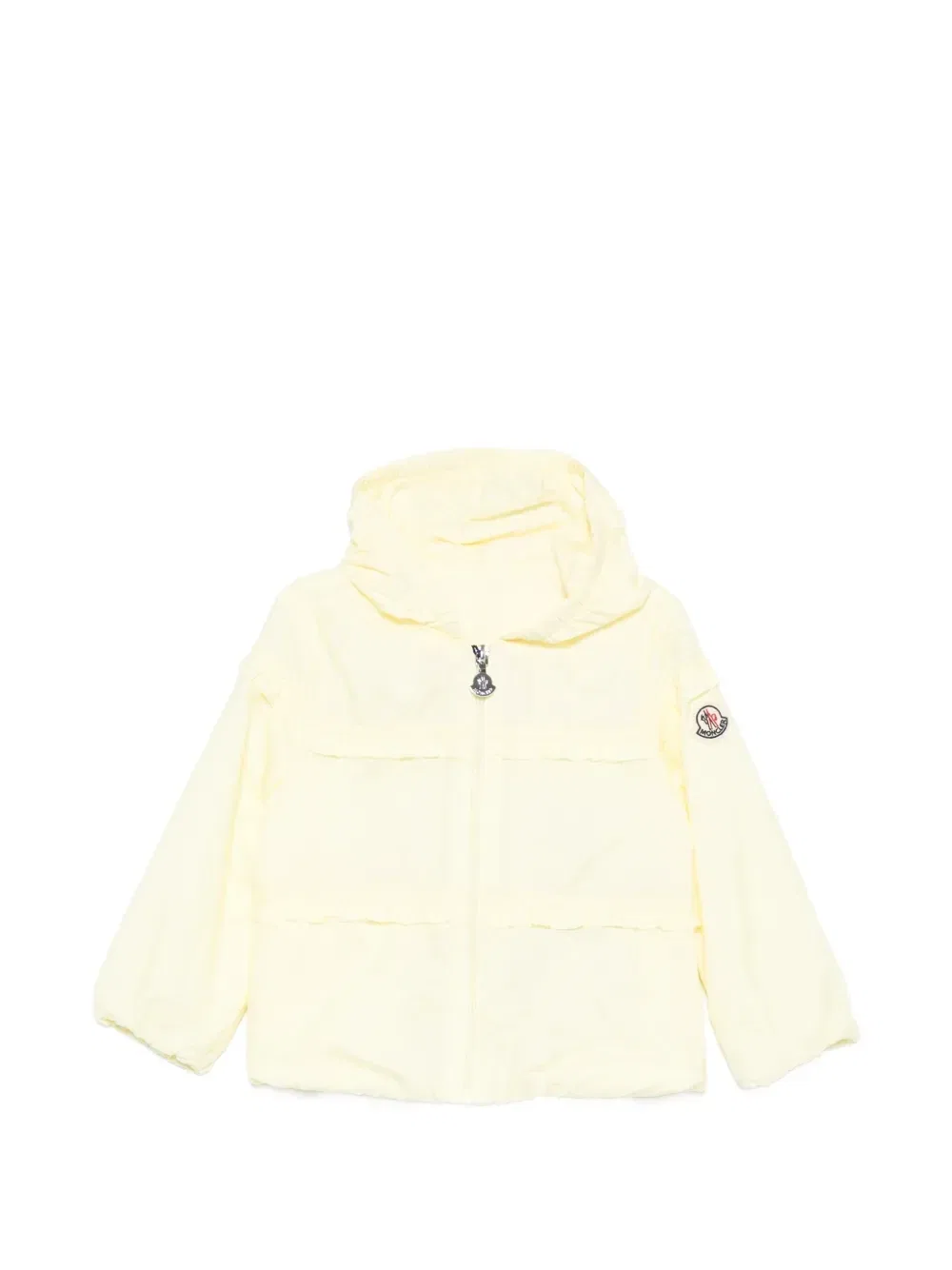 Куртка Hiti с капюшоном и оборками Moncler Enfant, желтый