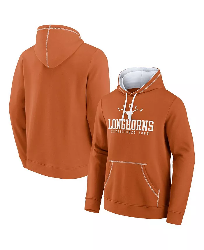 

Мужской оранжевый флисовый худи с капюшоном Texas Longhorns Toppler Fanatics