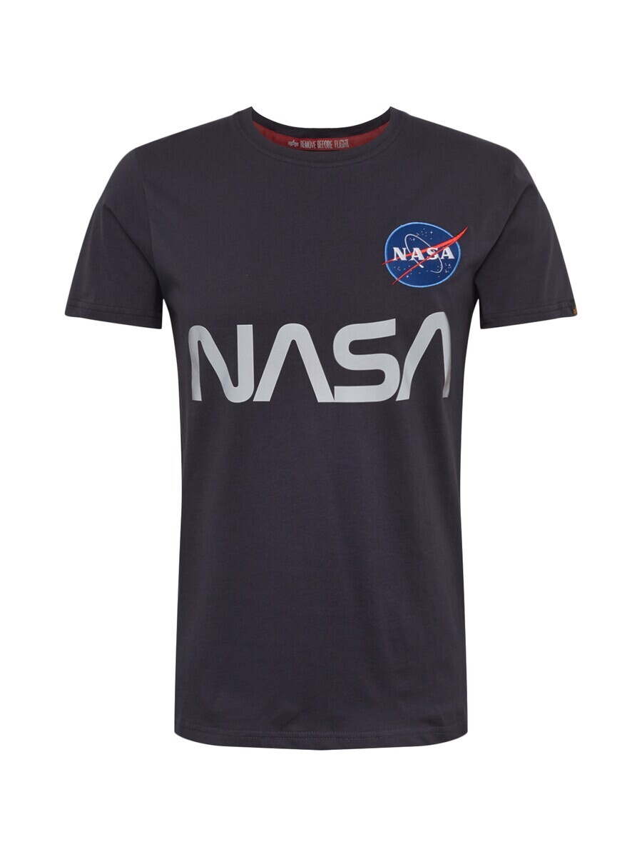 

Футболка Alpha Industries NASA REFLECTIVE, темно-синий