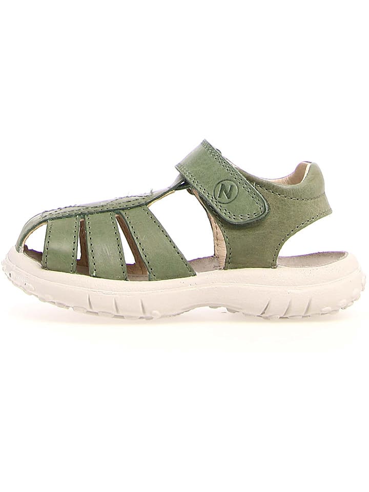 

Naturino Кожаные полусандалии "Бинтан" зеленого цвета