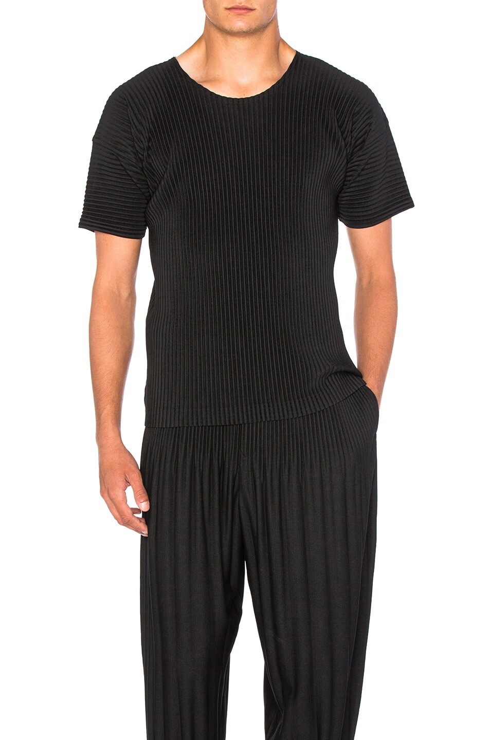 

Футболка с коротким рукавом Homme Plisse Issey Miyake, черный